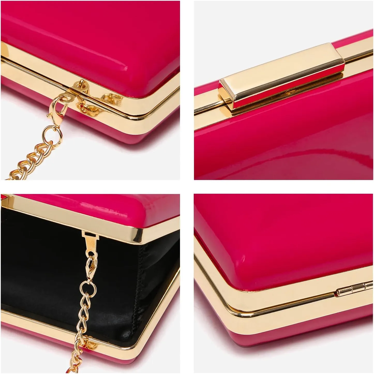 Dasein Women Evening Purses Clutch Bags Formal Party Clutches Wedding Purses Cocktail Prom Handbags