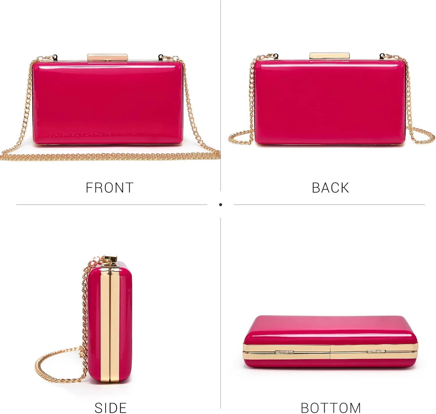 Dasein Women Evening Purses Clutch Bags Formal Party Clutches Wedding Purses Cocktail Prom Handbags