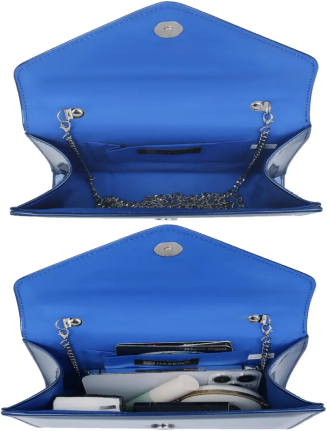Dasein Women Glitter Evening Bags Formal Clutches Wedding Purses Party Dressy Clutch Purse Cocktail Prom Handbags
