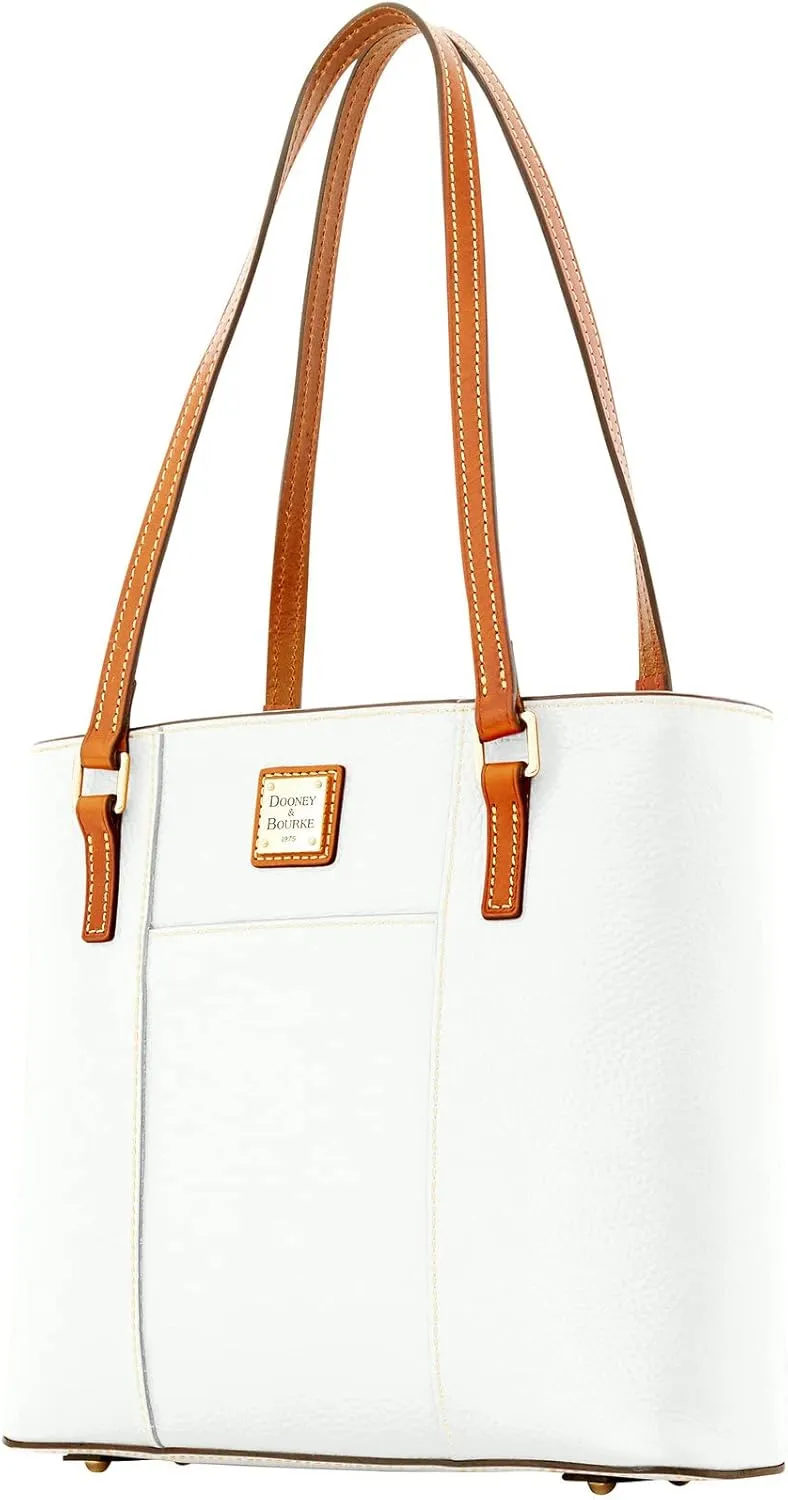 Dooney & Bourke Women's Small Lexington Tote in Pebble Grain Leather, Handbag with Long Leather Shoulder Straps