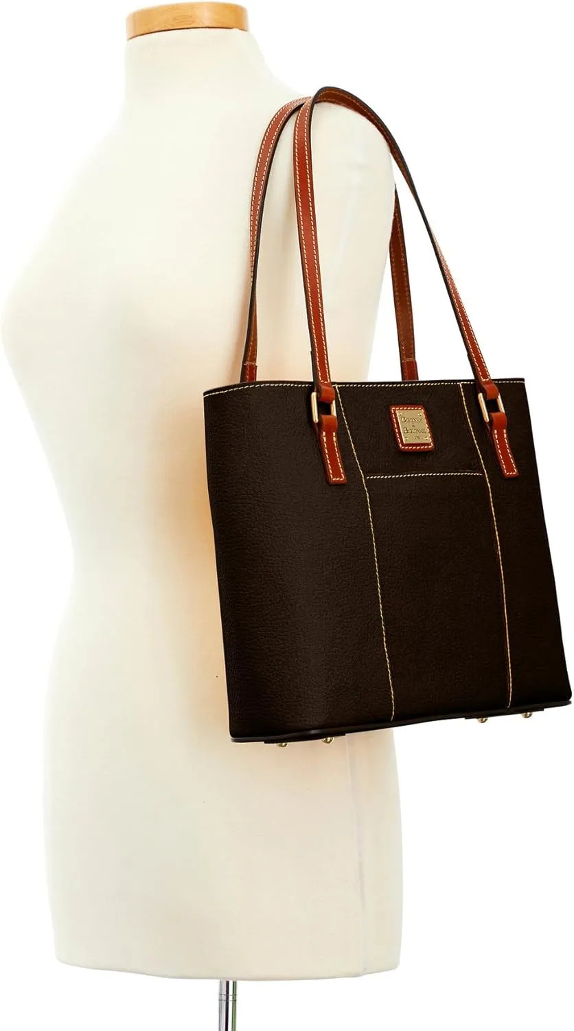 Dooney & Bourke Women's Small Lexington Tote in Pebble Grain Leather, Handbag with Long Leather Shoulder Straps