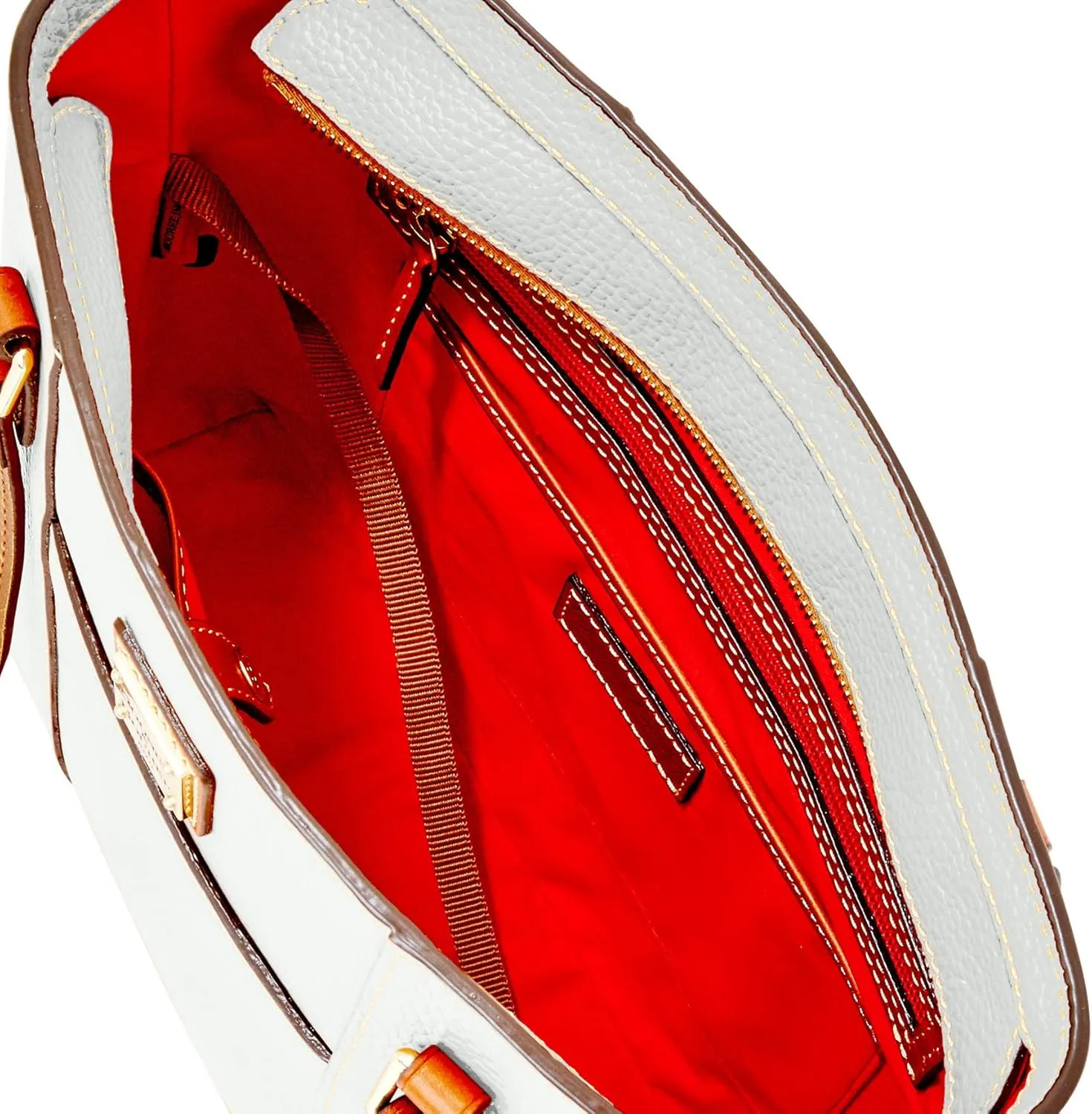 Dooney & Bourke Women's Small Lexington Tote in Pebble Grain Leather, Handbag with Long Leather Shoulder Straps
