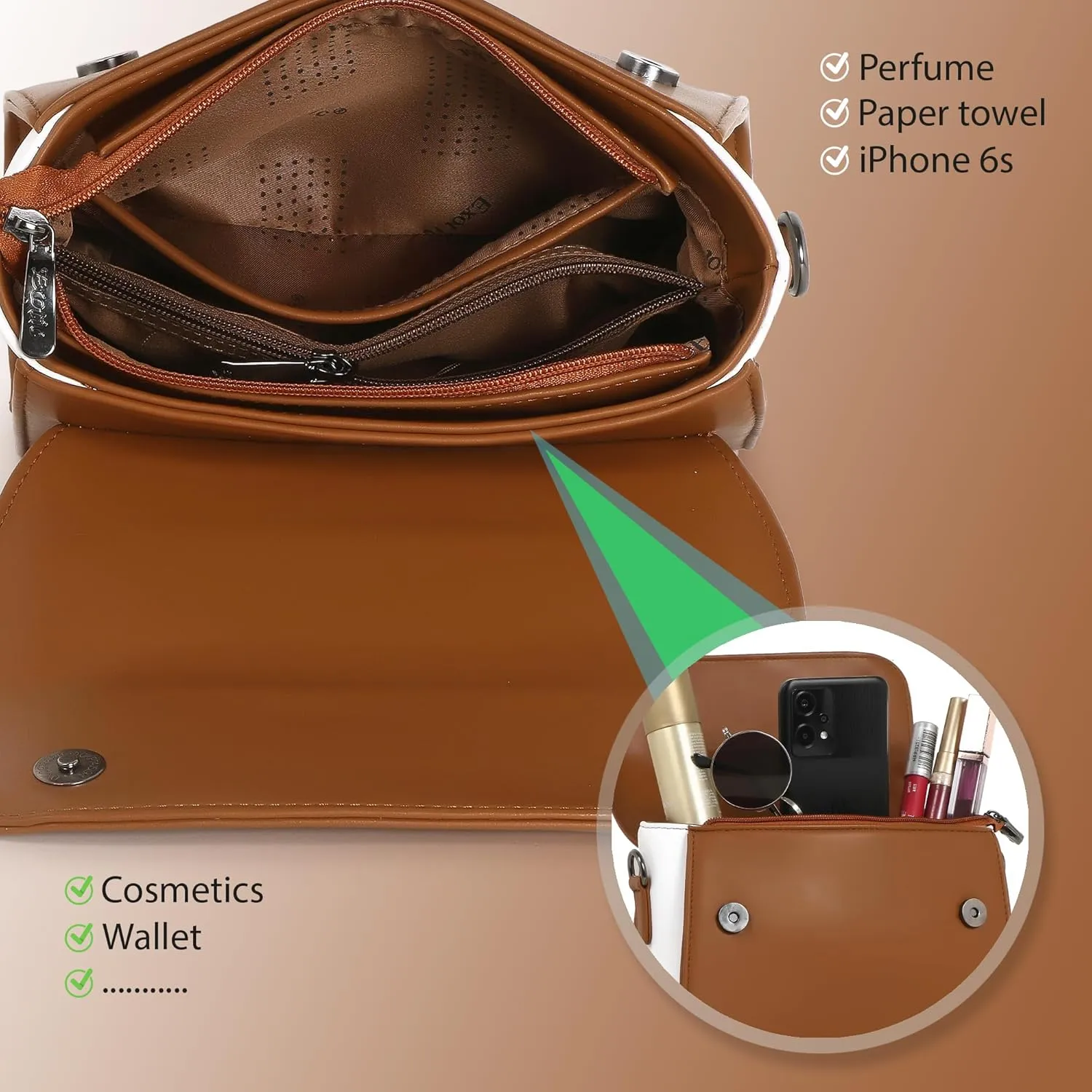 Dualtone Hand-Held & Sling Bag for Girls/Women