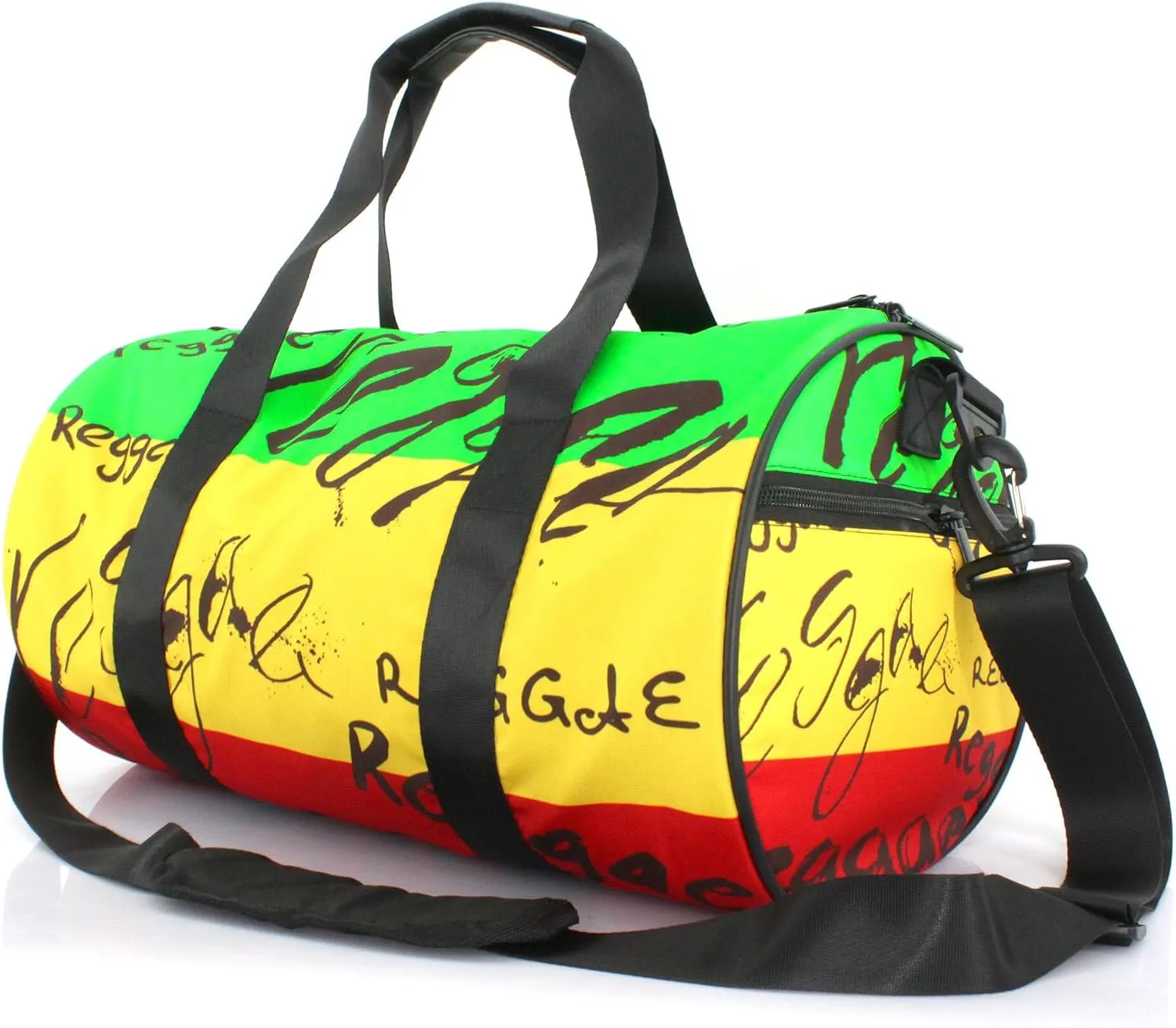 Duffel Bag Gym Bag for Men Women Lightweight with Inner Pocket for Travel Sports Swimming Fitness Shoulder Strap Jamaica Reggae(Reggae)