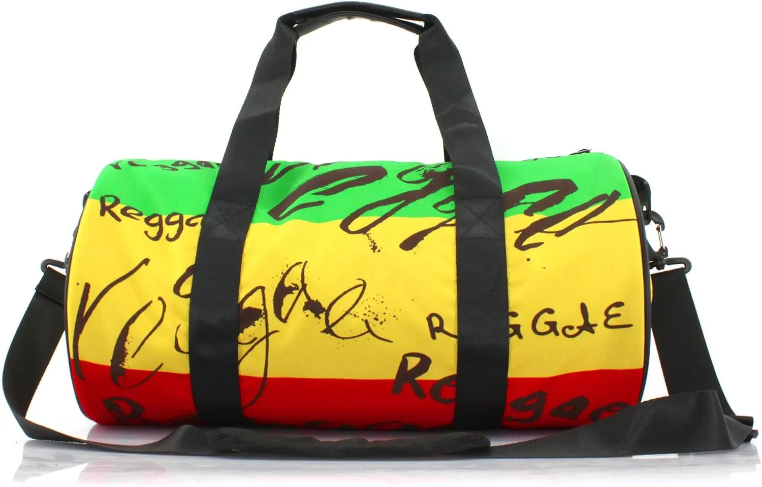 Duffel Bag Gym Bag for Men Women Lightweight with Inner Pocket for Travel Sports Swimming Fitness Shoulder Strap Jamaica Reggae(Reggae)