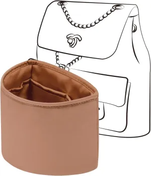 Duma Bag Insert, Organizer Insert Compatible with Chanel Duma Backpacks, Silk Bag Organizer for Duma 23A/23P Medium, Lightweight and Soft Touch (Medium, Gold)