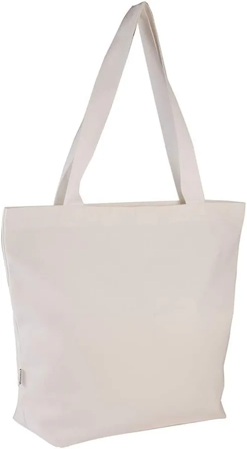 Durable 100% Cotton 12oz Canvas Heavy Duty Extra Large Grocery Bag Beach Tote Shopping Bag Multi Purpose Tote.