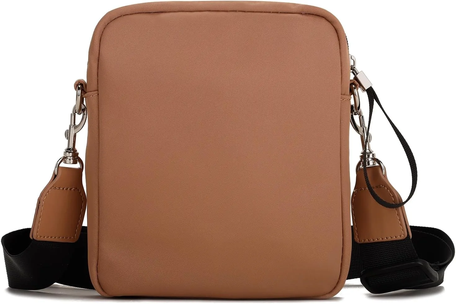 E Lightweight Unisex Crossbody Bag with Wristlet and Adjustable Shoulder Strap