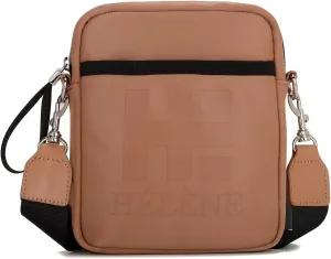 E Lightweight Unisex Crossbody Bag with Wristlet and Adjustable Shoulder Strap