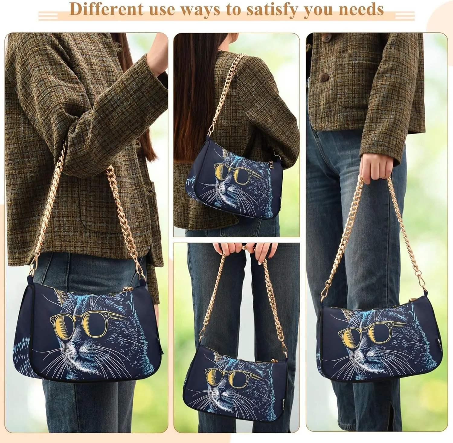 Easter Eggs Rabbit Meadow Cute Purses Women Hobo Party Purse Women Small Cute Handbags Cartoon Small Shoulder Bag