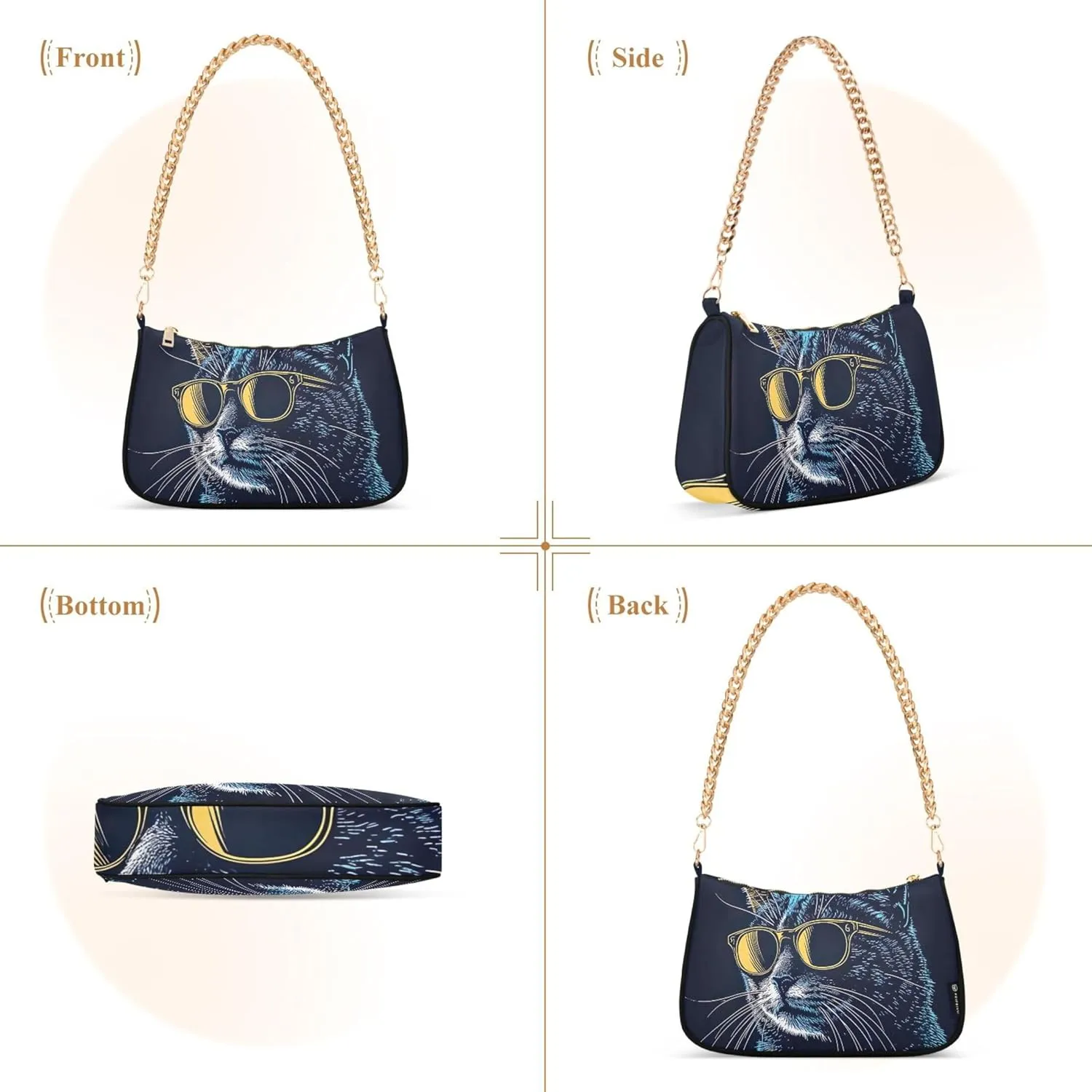 Easter Eggs Rabbit Meadow Cute Purses Women Hobo Party Purse Women Small Cute Handbags Cartoon Small Shoulder Bag