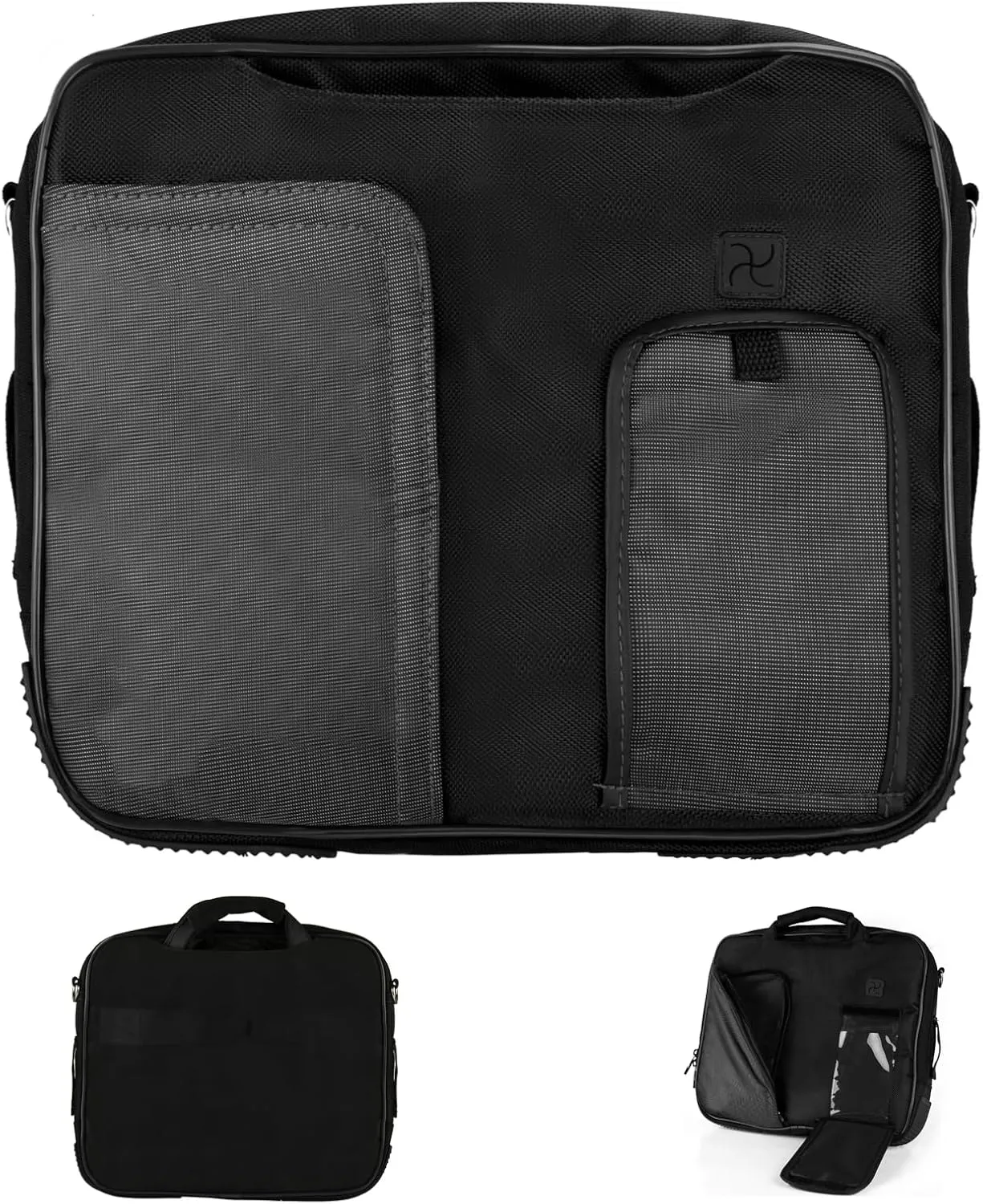eBigValue Professional Outdoor Work Messenger Bag Compatible with 15.6" Notebook 9 Pro, Gram 15Z990; Flex 15, IdeaPad 100, MSI Prestige 15, Vostro 15