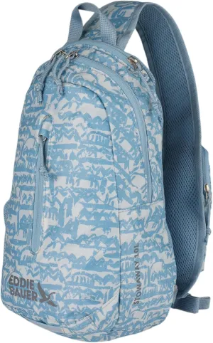 Eddie Bauer Stowaway Packable 10L Sling 3.0 Made from Polyester with Lightly Padded Shoulder Strap, Blue Fog