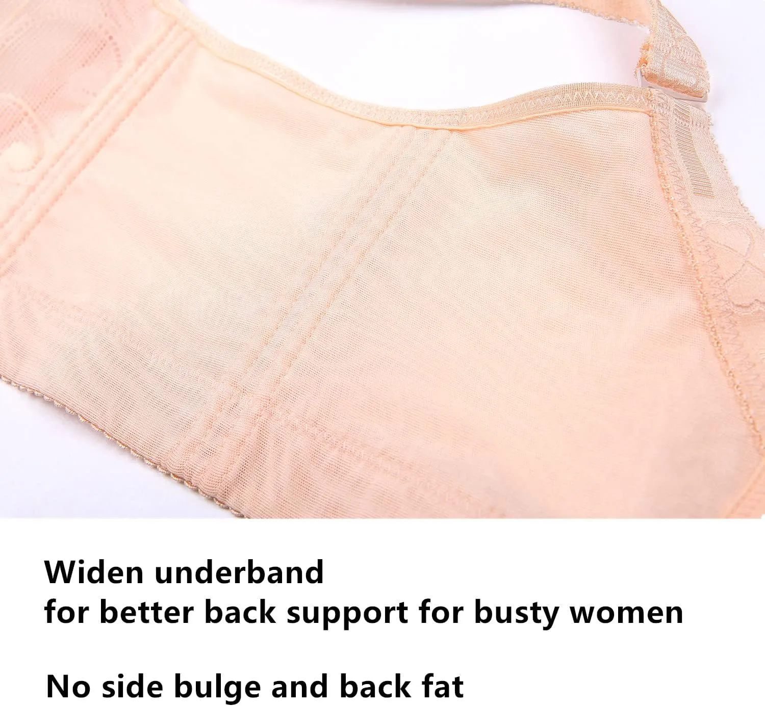 ESETAY Push up Bra for Women Plus Size Underwire Bra 32C-46DD
