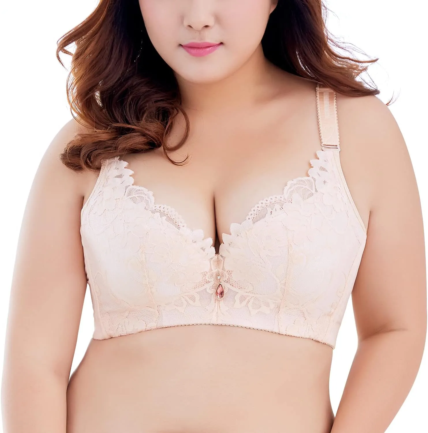 ESETAY Push up Bra for Women Plus Size Underwire Bra 32C-46DD