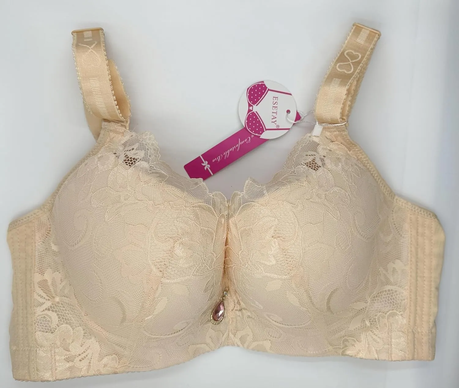 ESETAY Push up Bra for Women Plus Size Underwire Bra 32C-46DD