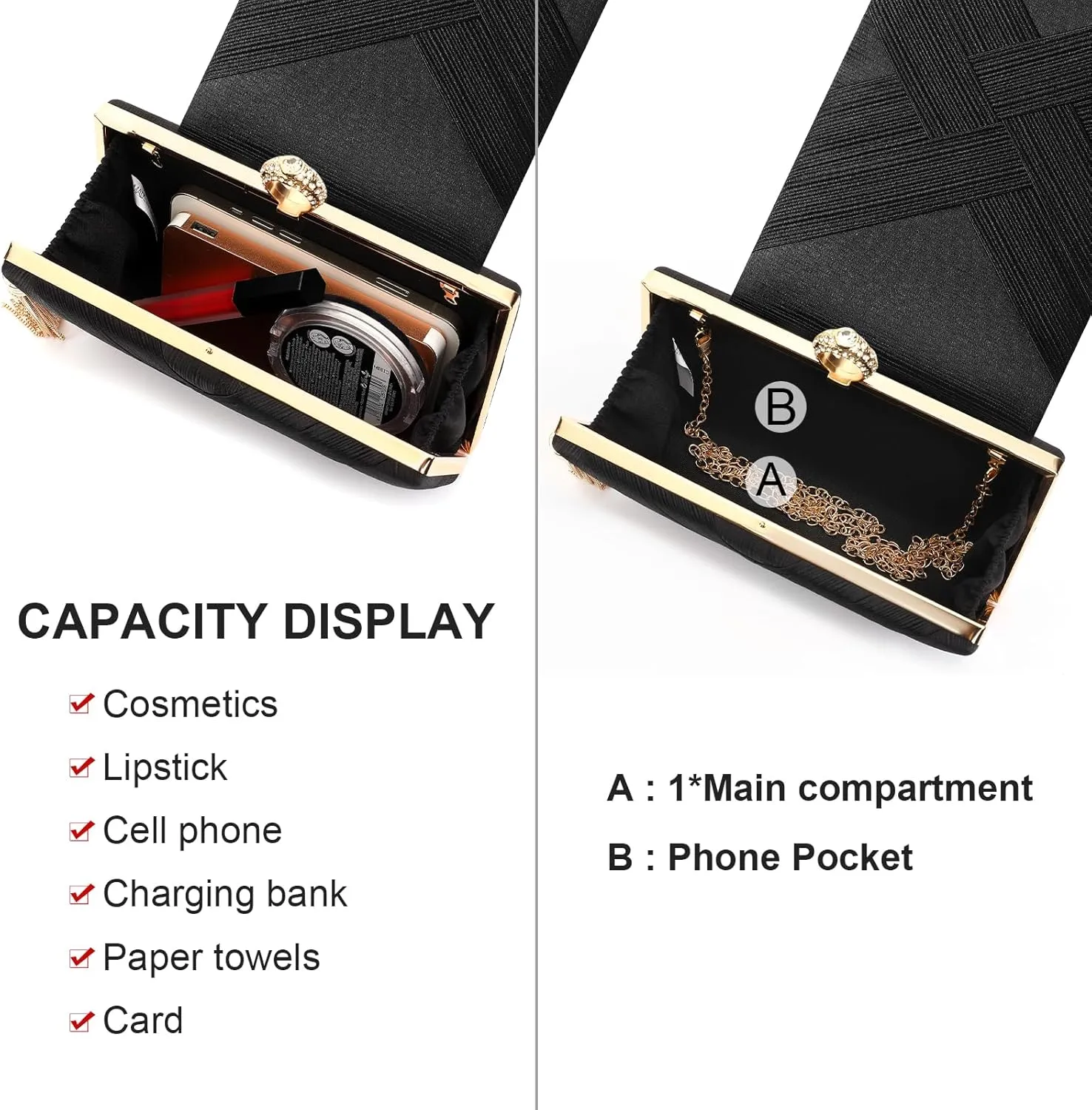 Evening Bags Clutch Purses for Women Wedding Bag Ladies Sparkling Party Handbag Tassel Crossbody shoulder bag