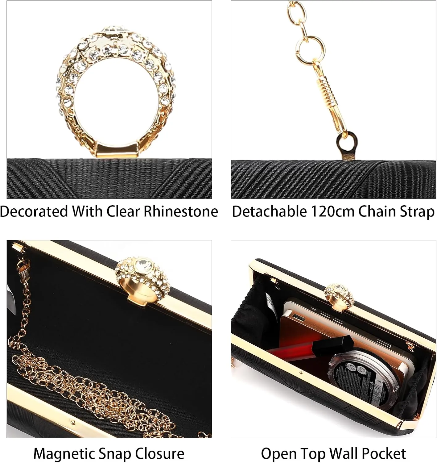 Evening Bags Clutch Purses for Women Wedding Bag Ladies Sparkling Party Handbag Tassel Crossbody shoulder bag