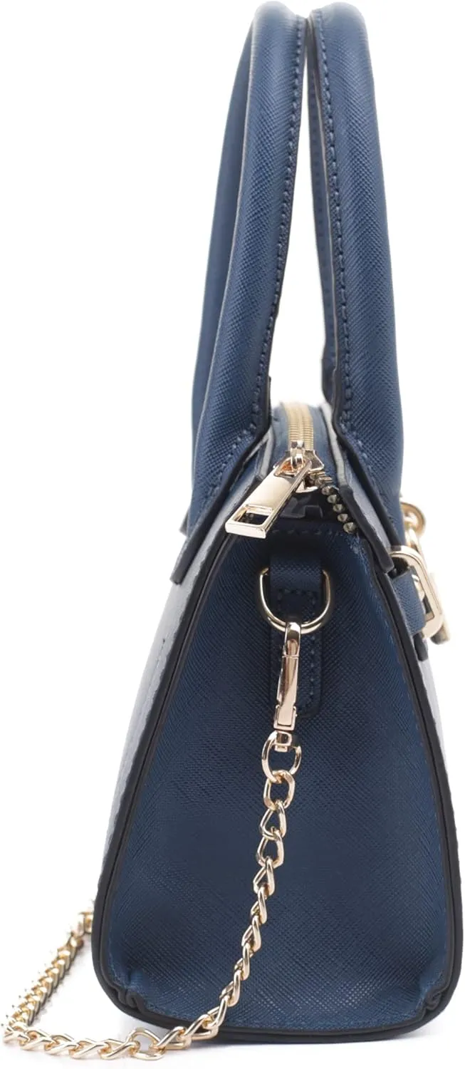 EVVE Women's Evening Bag Party Clutches Mini Satchel Purses Cocktail Prom Handbags with Chain and Lock