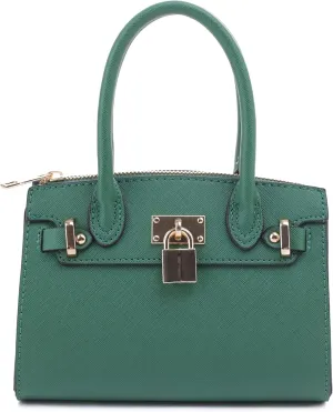 EVVE Women's Evening Bag Party Clutches Mini Satchel Purses Cocktail Prom Handbags with Chain and Lock