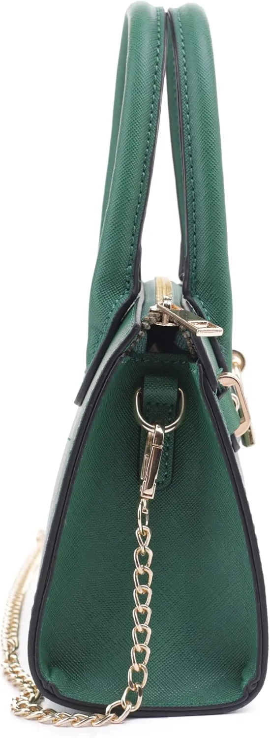 EVVE Women's Evening Bag Party Clutches Mini Satchel Purses Cocktail Prom Handbags with Chain and Lock