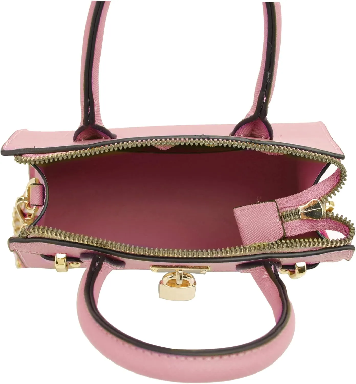EVVE Women's Evening Bag Party Clutches Mini Satchel Purses Cocktail Prom Handbags with Chain and Lock