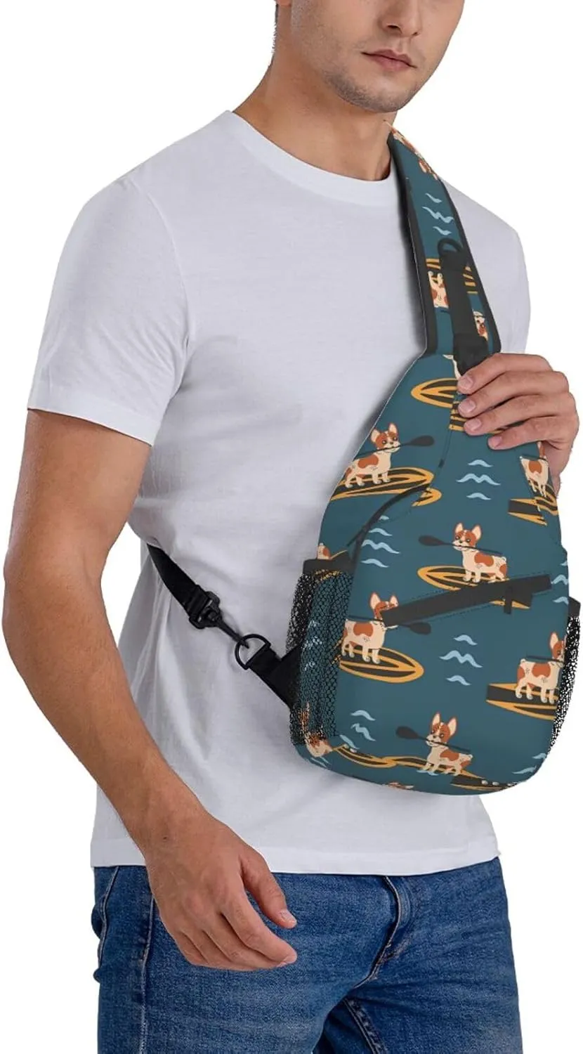 Fashion Chest Sling Bag For Women Men Adjustable Strap Crossbody Shoulder Backpack Hiking Travel Fashion Unisex Daypack