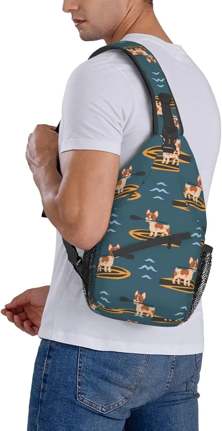 Fashion Chest Sling Bag For Women Men Adjustable Strap Crossbody Shoulder Backpack Hiking Travel Fashion Unisex Daypack