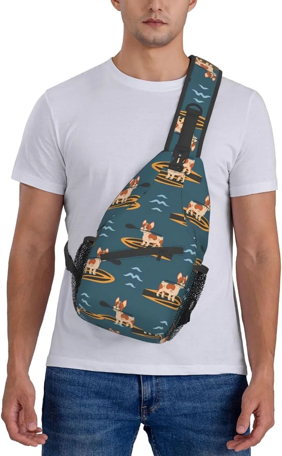 Fashion Chest Sling Bag For Women Men Adjustable Strap Crossbody Shoulder Backpack Hiking Travel Fashion Unisex Daypack