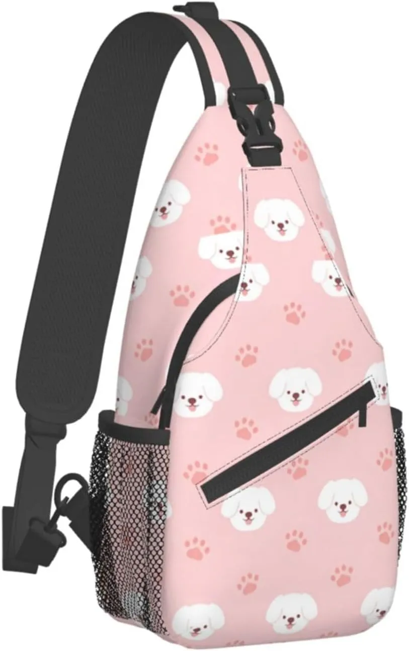 Fashion Chest Sling Bag For Women Men Adjustable Strap Crossbody Shoulder Backpack Hiking Travel Fashion Unisex Daypack