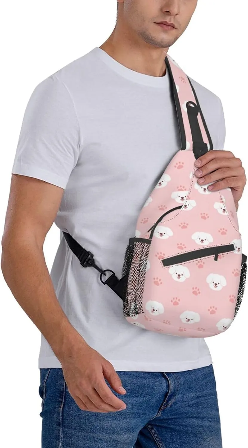 Fashion Chest Sling Bag For Women Men Adjustable Strap Crossbody Shoulder Backpack Hiking Travel Fashion Unisex Daypack