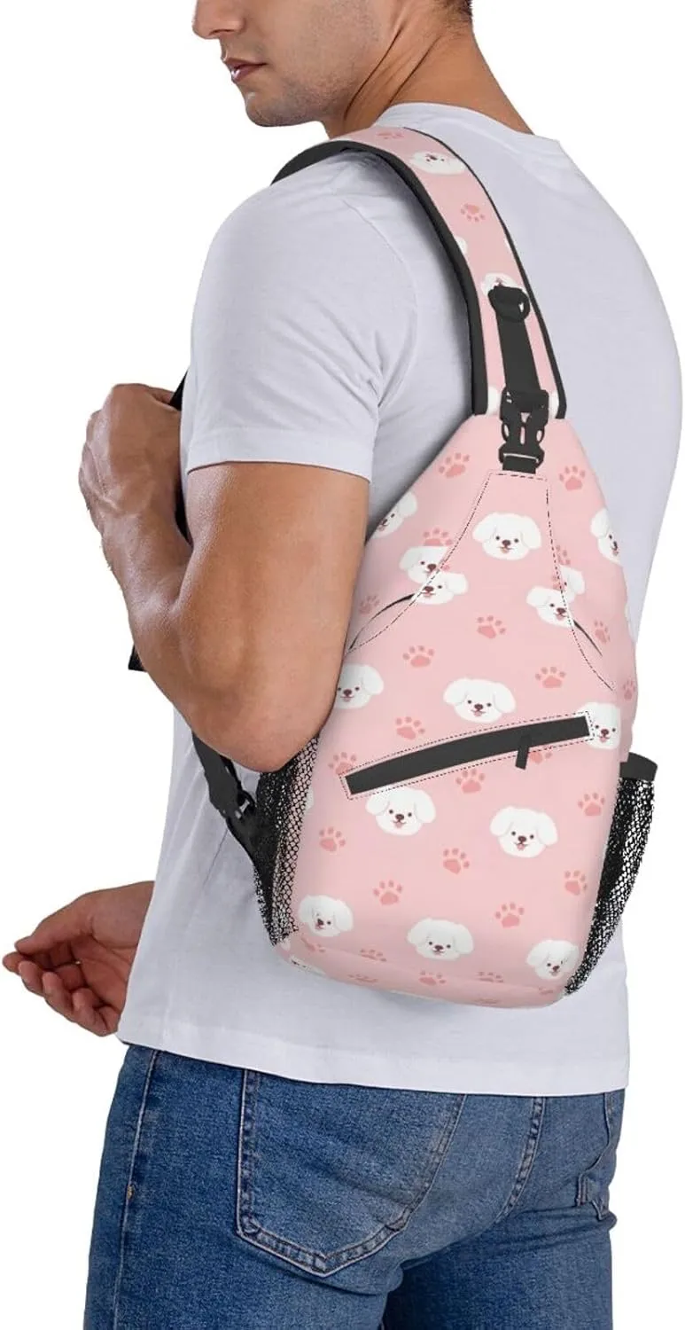 Fashion Chest Sling Bag For Women Men Adjustable Strap Crossbody Shoulder Backpack Hiking Travel Fashion Unisex Daypack