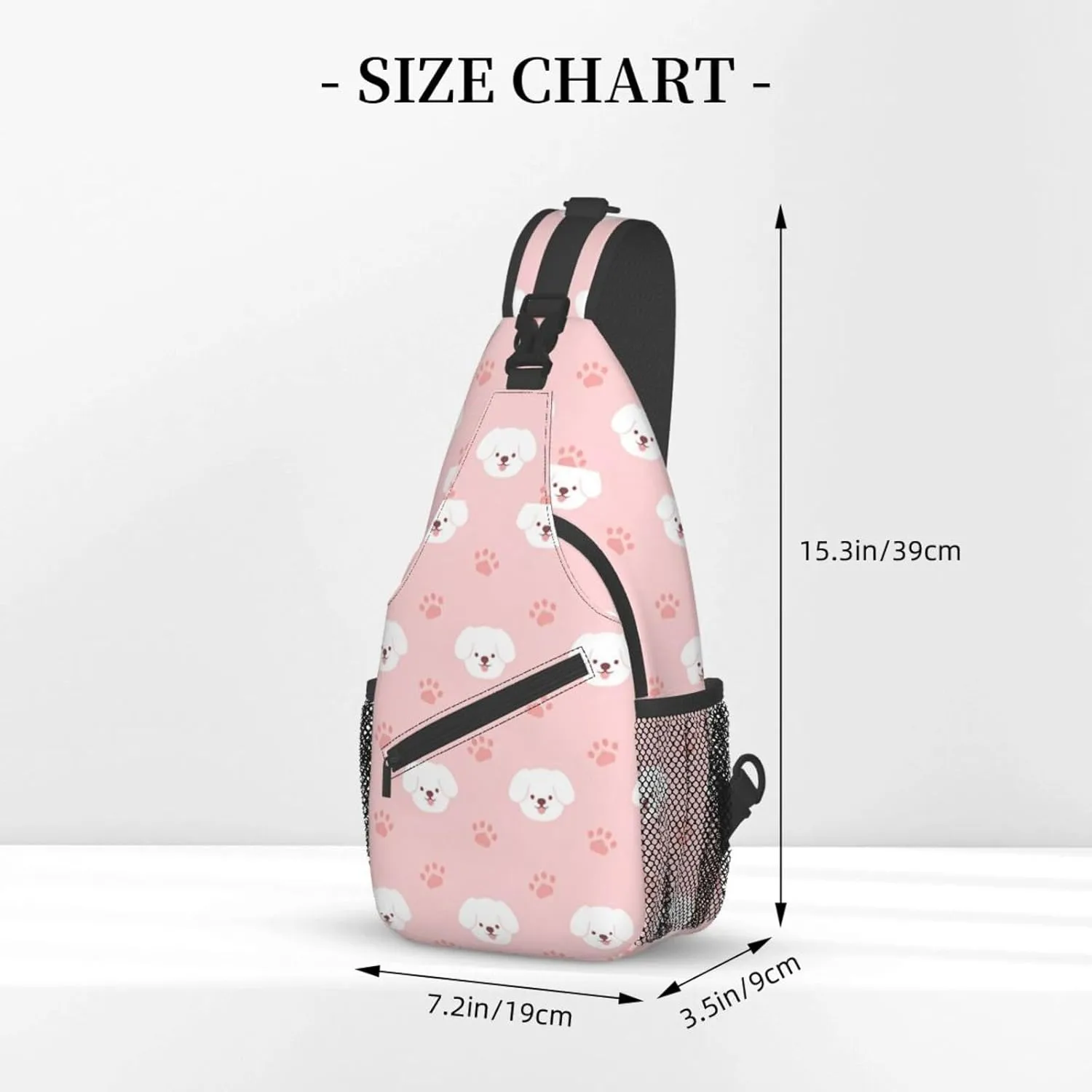 Fashion Chest Sling Bag For Women Men Adjustable Strap Crossbody Shoulder Backpack Hiking Travel Fashion Unisex Daypack