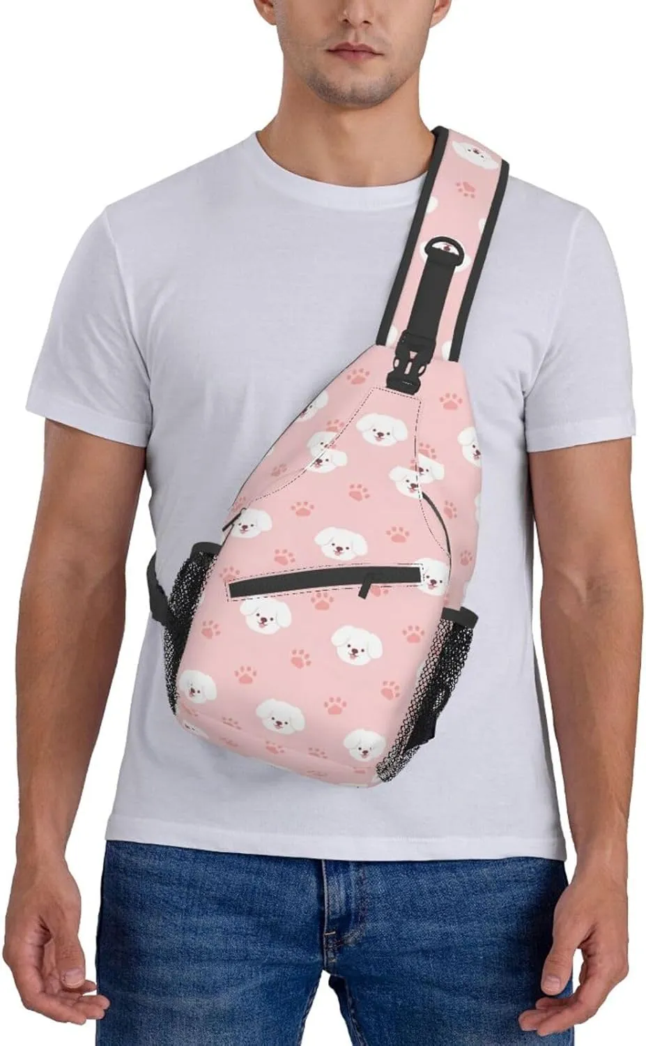 Fashion Chest Sling Bag For Women Men Adjustable Strap Crossbody Shoulder Backpack Hiking Travel Fashion Unisex Daypack