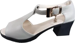 Fashion Heel Chunky Breathable Womens Casual Leisure Slip On Outdoor Shoes Women's Low Heels Tan Sling Back Heels