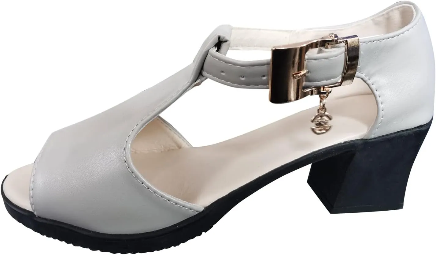 Fashion Heel Chunky Breathable Womens Casual Leisure Slip On Outdoor Shoes Women's Low Heels Tan Sling Back Heels