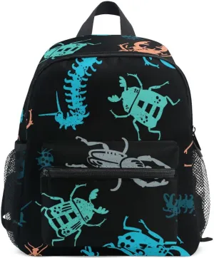 Fisyme Toddler Backpack Insect Bugs Print School Bag Kids Backpacks for Kindergarten Preschool Nursery Girls Boys, S