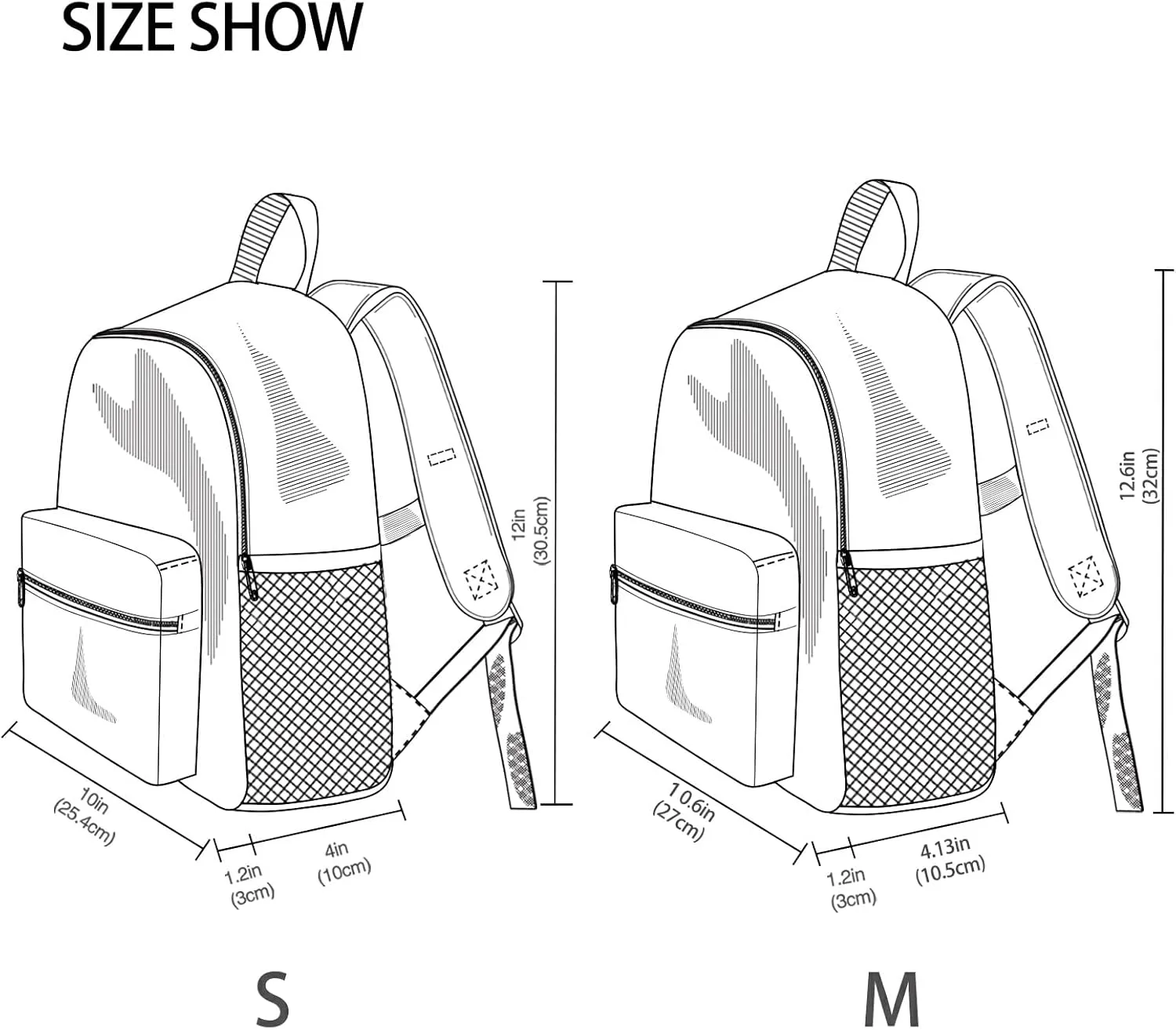 Fisyme Toddler Backpack Insect Bugs Print School Bag Kids Backpacks for Kindergarten Preschool Nursery Girls Boys, S