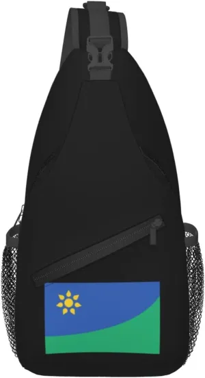 Flag Of Mt. Adams, Cincinnati, Ohio Crossbody Bags For Women Men Chest Backpack Gym Shoulder Bag Travel Outdoor Sports Casual Crossbody Bags