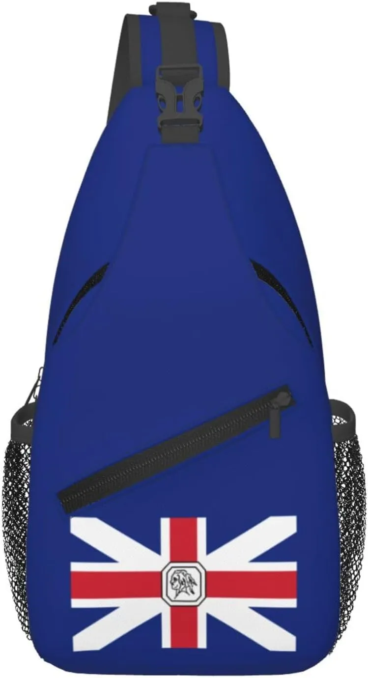 Flag Of Somerset County, Maryland Crossbody Bags For Women Men Chest Backpack Gym Shoulder Bag Travel Outdoor Sports Casual Crossbody Bags
