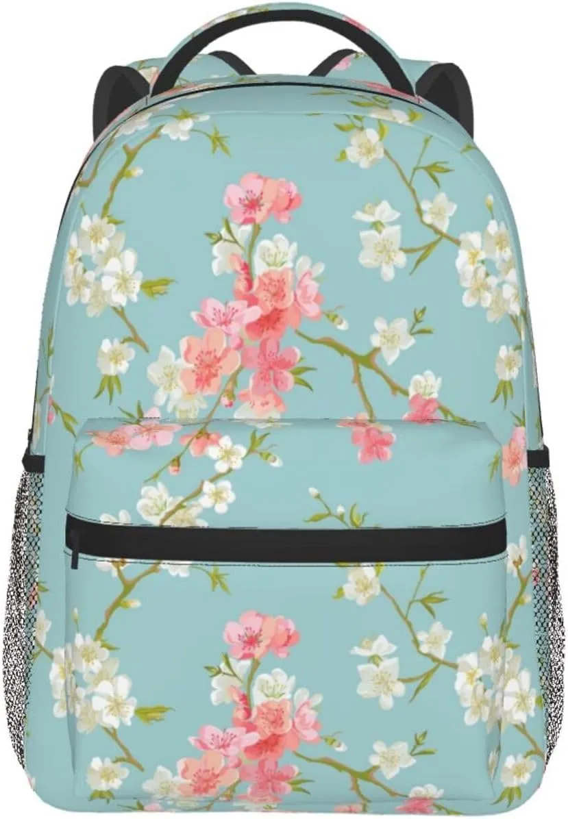 Floral Funny Backpack Laptop Backpack Sports Travel Shoulder bag Light casual backpack