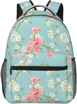 Floral Funny Backpack Laptop Backpack Sports Travel Shoulder bag Light casual backpack