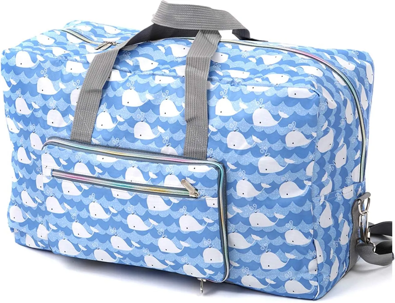 Foldable Large Travel Duffle Bag Waterproof Cute Overnight Carryon Weekender Bag for Women Girl