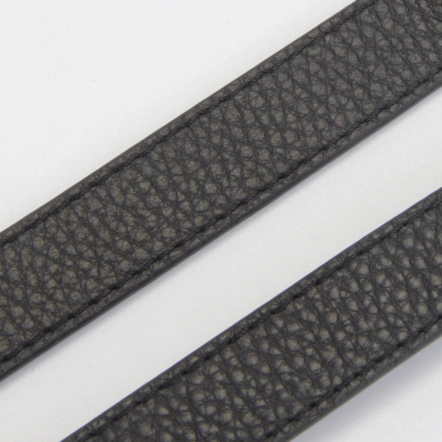 Full Grain Leather Adjustable Replacement Cross Body Purse Shoulder Strap Handbag Bag Wallet, 2/3” Wide (Black)