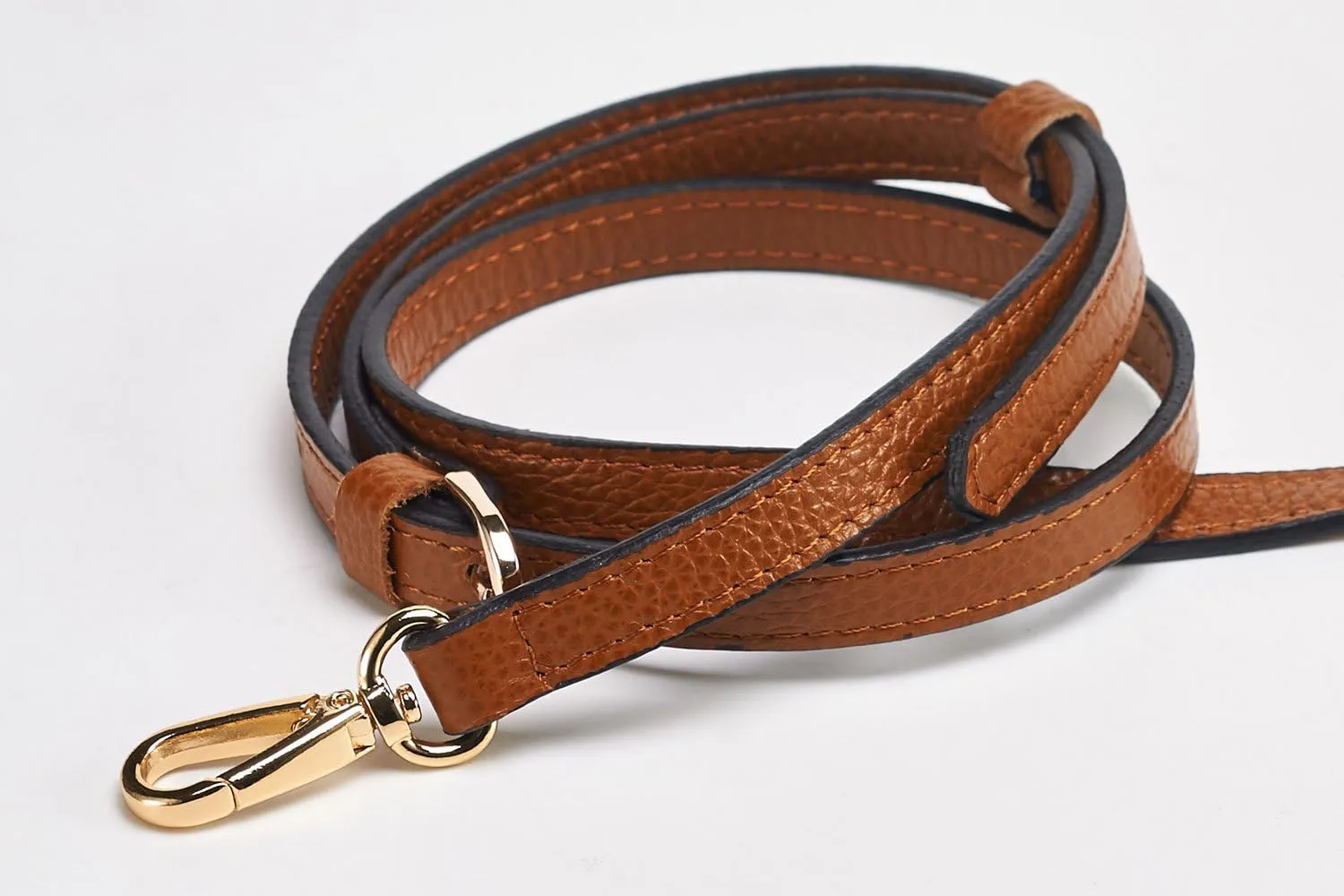 Full Grain Purse Strap Genuine Leather Replacement for Cross Body Bag HandBags