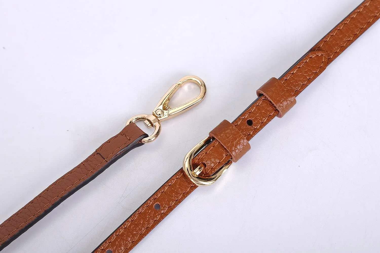 Full Grain Purse Strap Genuine Leather Replacement for Cross Body Bag HandBags