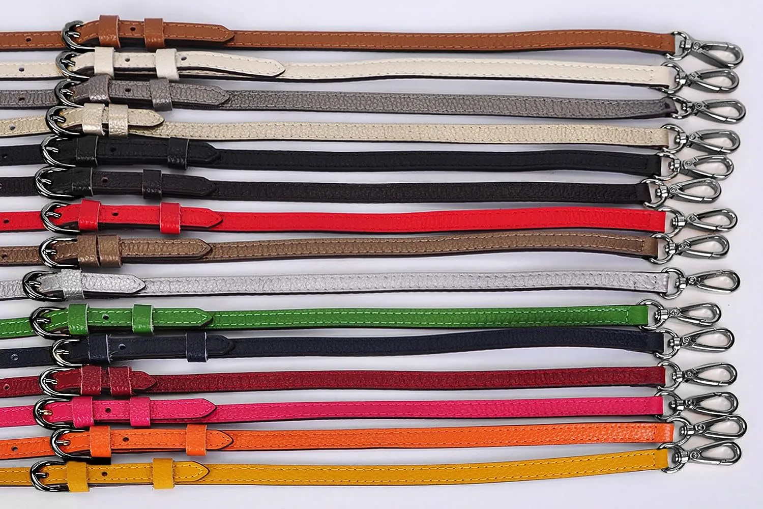 Full Grain Purse Strap Genuine Leather Replacement for Cross Body Bag HandBags