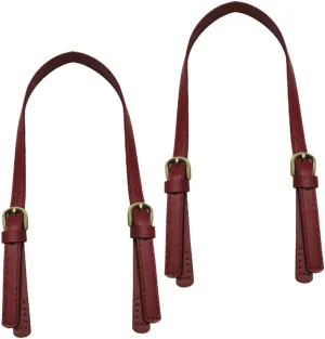 Gadpiparty 2 Pcs Dual Buckle Handbag Straps Durable Synthetic Leather Replacement Belt for Tote Bags Clutches and Pouches Easy to Sew and Match
