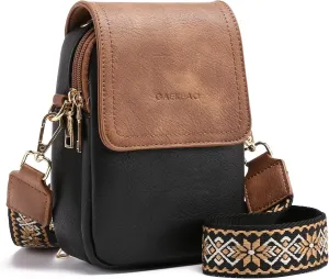 GAEKEAO Small Crossbody Bags for Women Cell Phone Wallet Purses Vegan Leather Handbags