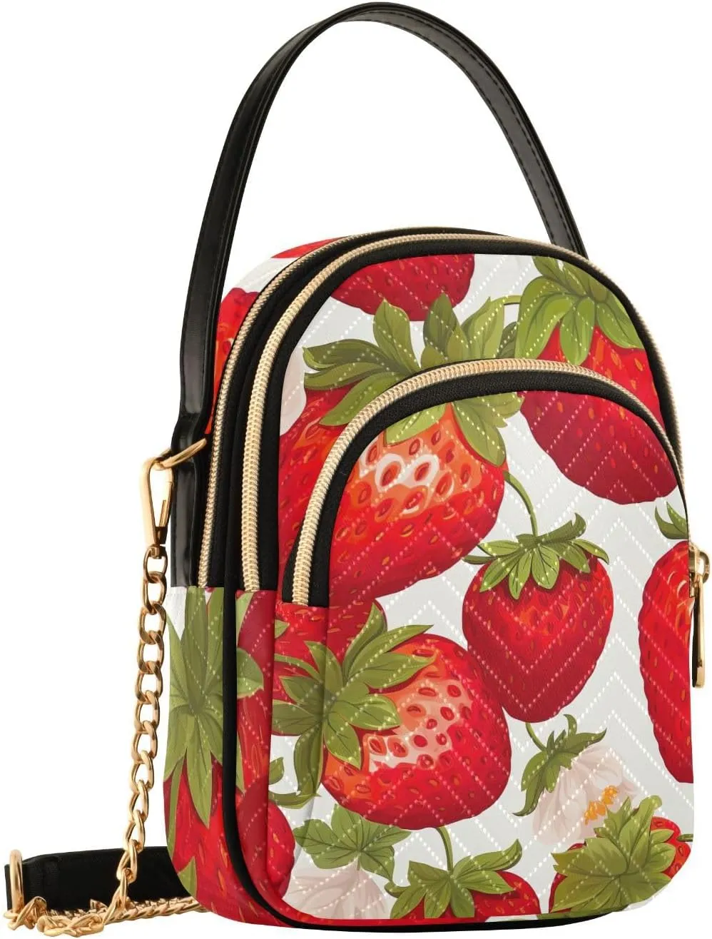 GAIGEO Multi Colors Donuts Shoulder Handbag, Crossbody with Removeable Strap, Modern Crossbody Bags for Women